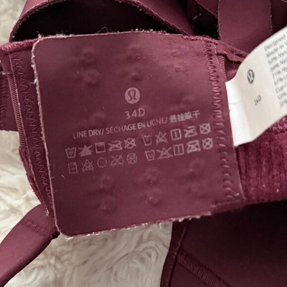 Lululemon AirSupport Sports Bra Size 34D - Picture 5 of 5